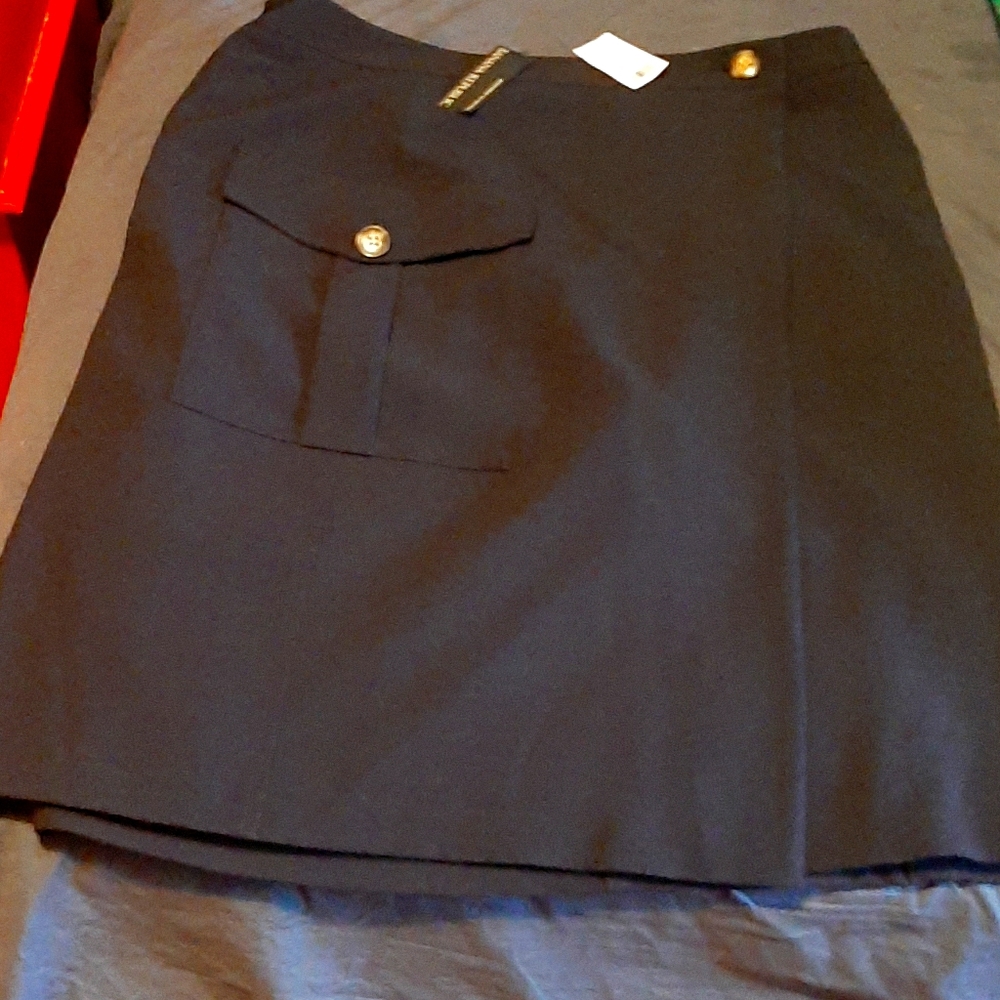 Banana Republic Navy wrap utility skirt nwt